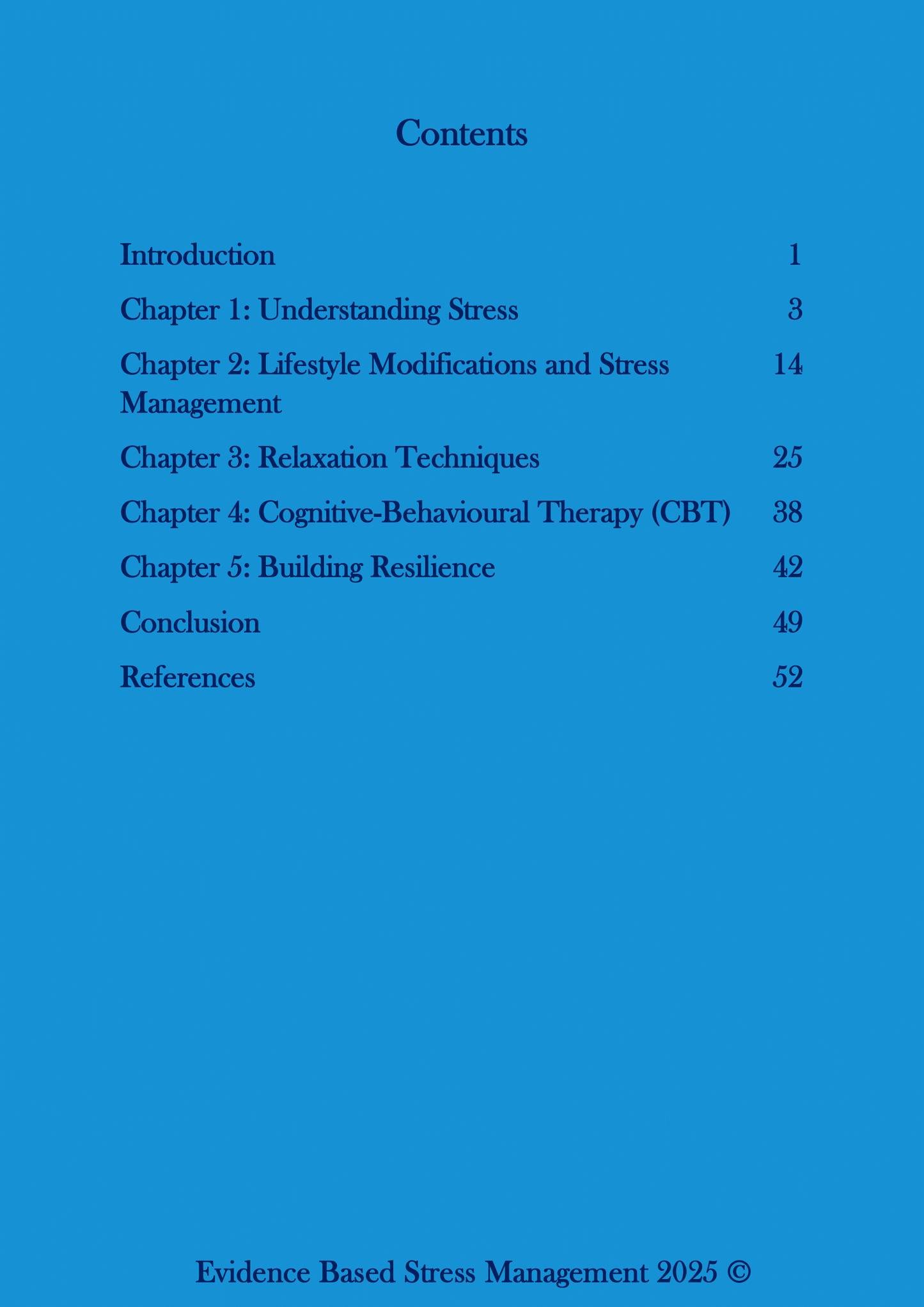 Managing Stress: An Evidence Based Guide (eBook)