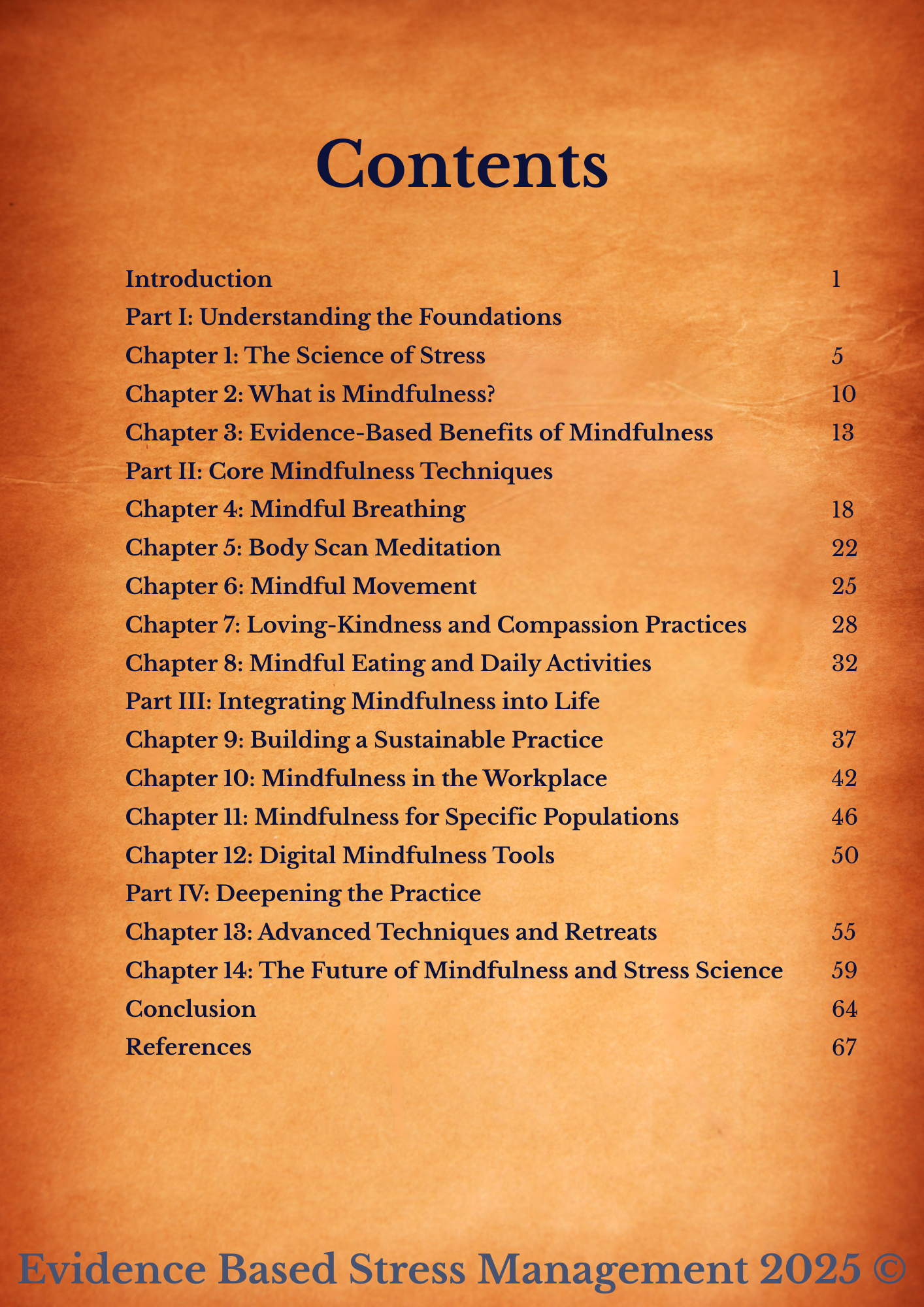 Stress Relief Through Mindfulness: Proven Methods Backed by Research (eBook) - Instant Download & eReader Friendly!